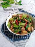 Tahu pakcoy kuah kecap