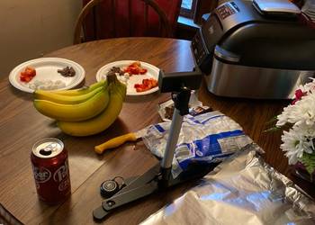 Latest Recipe Banana boats in the ninja foodie grill Delicious Steady