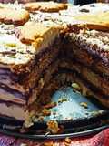 Tarta de galletas dinosaurios