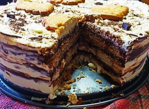 Foto principal de Tarta de galletas dinosaurios