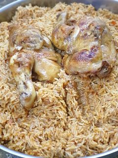 صورة لوصفة كبسة الدجاج