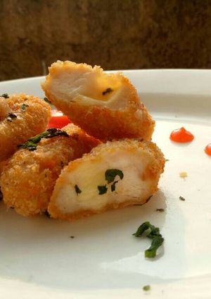 Foto resep Chicken nugget mozzarella