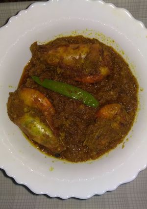A picture of Prawn Malai curry.