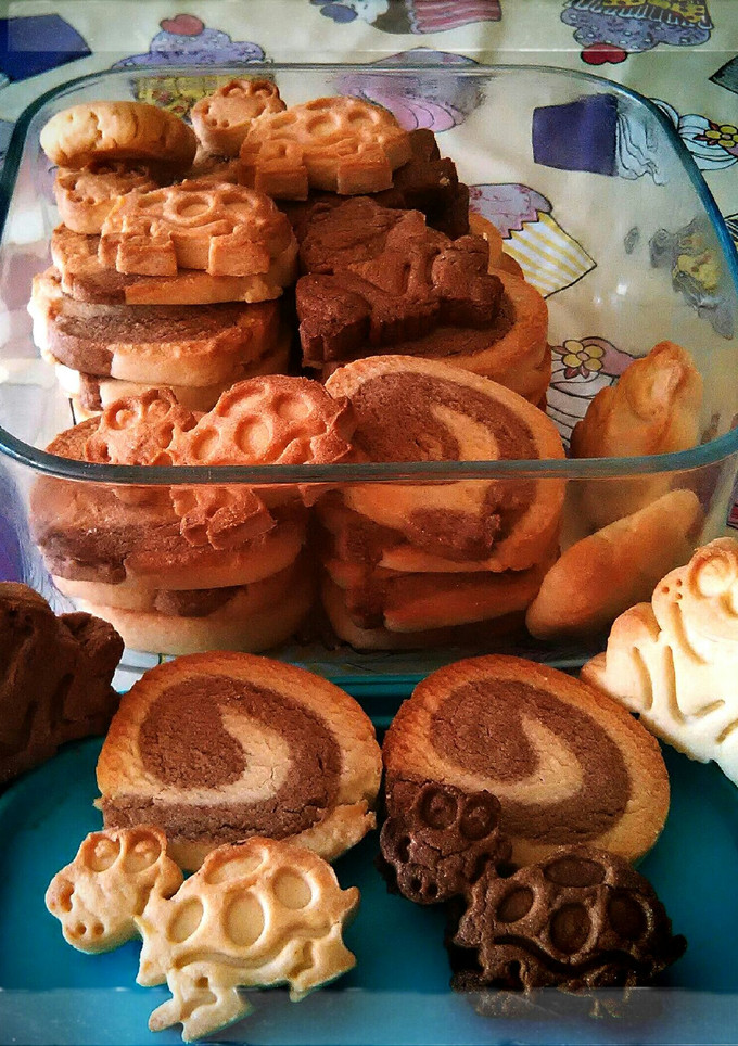 Una foto de Galletitas de mantequilla y chocolate
