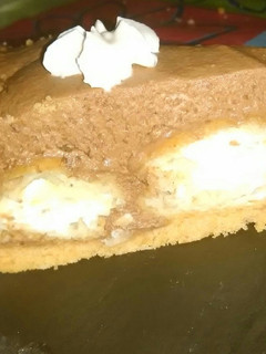 Una foto de Tarta de profiteroles