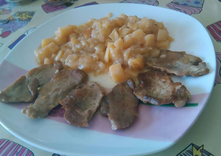 Solomillo y patatas al whisky