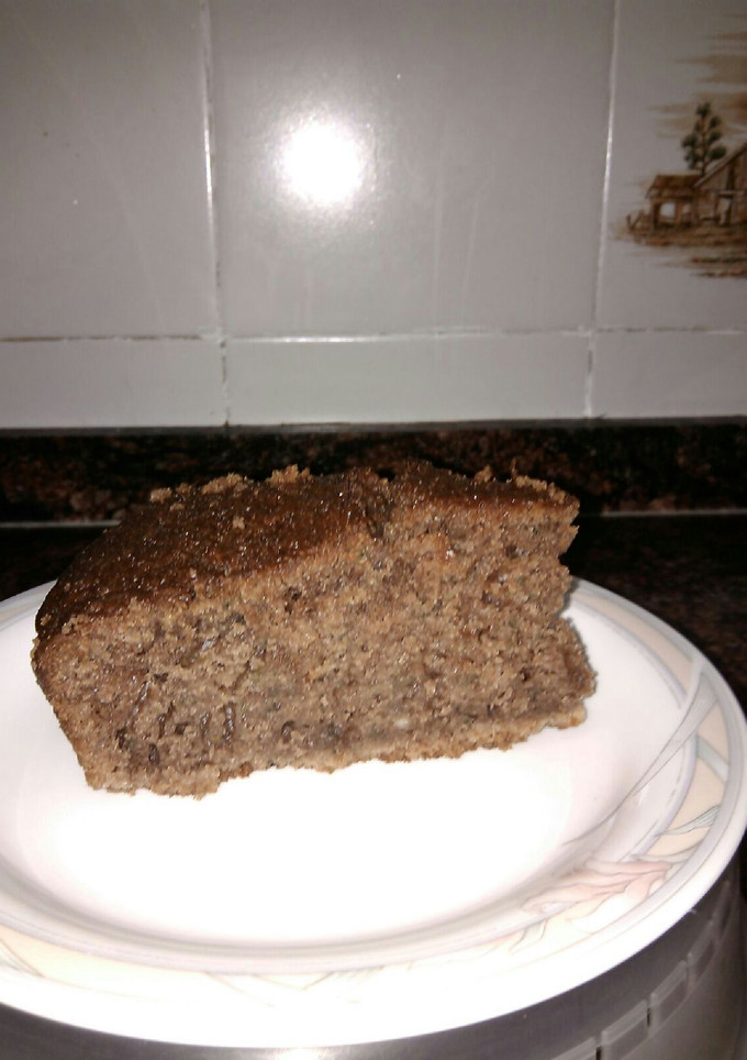 Una foto de Bizcocho de chocolate y calabacín