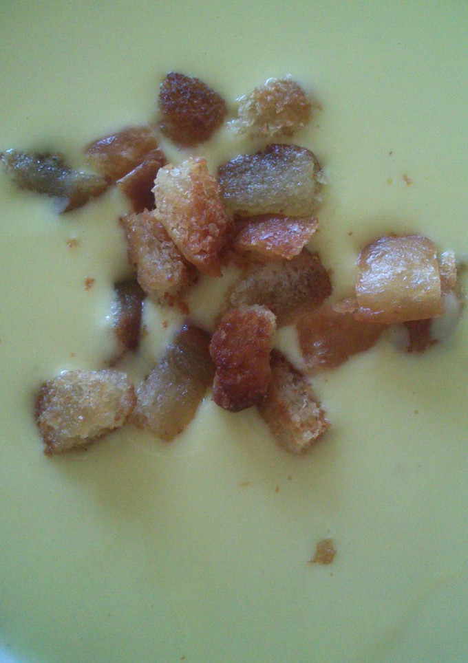 Una foto de Crema de puerros