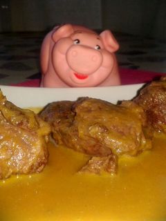 Una foto de Carrillada de cerdo en salsa