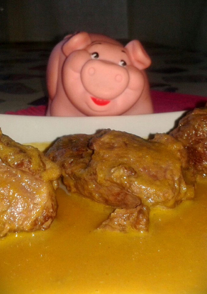 Una foto de Carrillada de cerdo en salsa