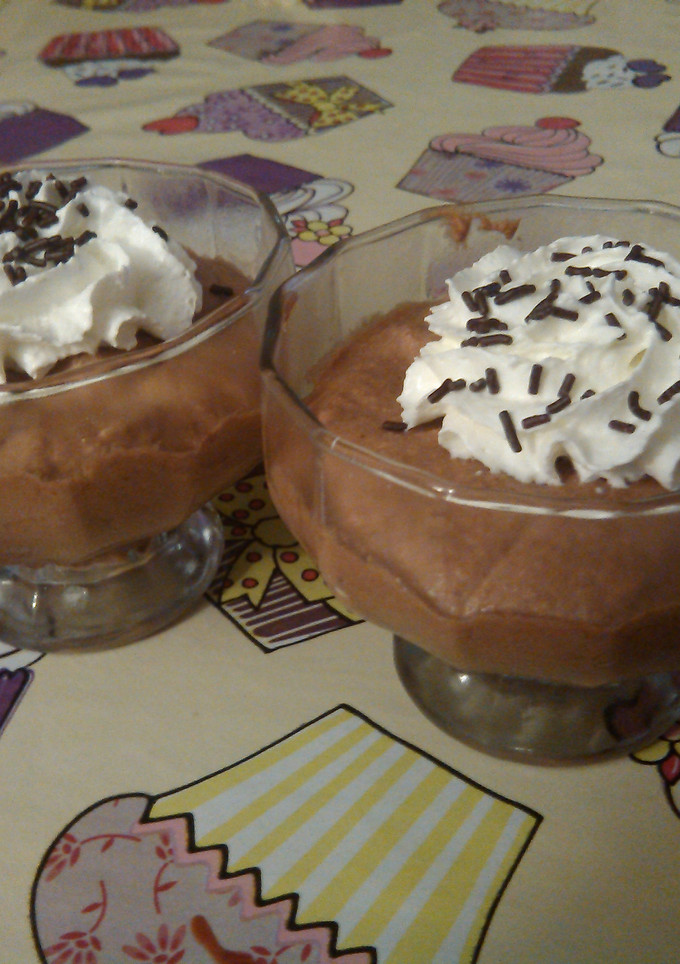 Una foto de Mousse de chocolate y mascarpone