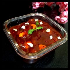 A picture of "Sweet and spicy Tomato-Dates chutney".