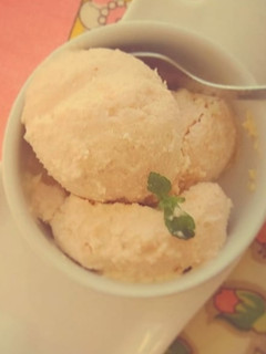 Foto di Gelato al melone in vaschetta