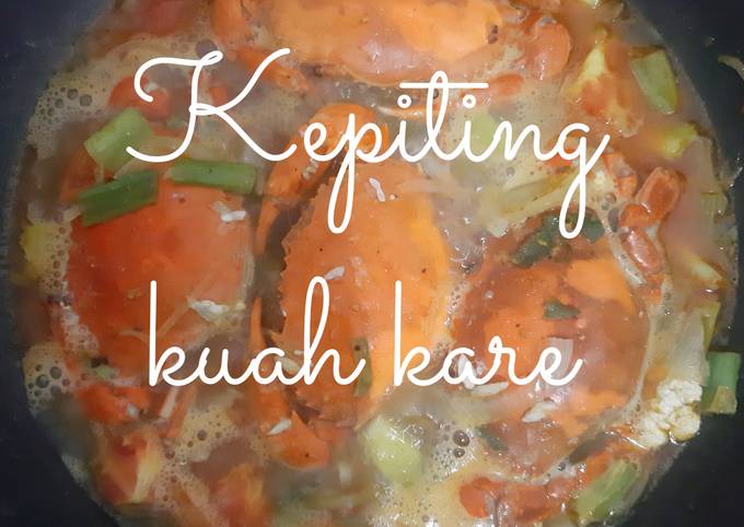 Kepiting kuah kare instan simpel