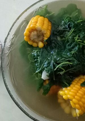 Foto resep Sayur bening bayam jagung