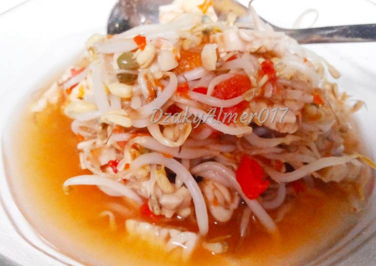 Resep Sayur aseman Tempe + Kecambah, Sempurna