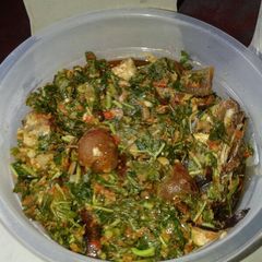 A picture of Efo Recipe.