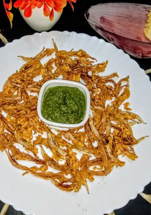 केले के फूल के पकौड़े रेसिपी मुख्य फोटो