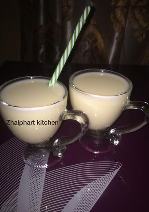Orange milkshake ainihin hoton girkin