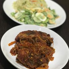 A picture of Peppered Chicken.