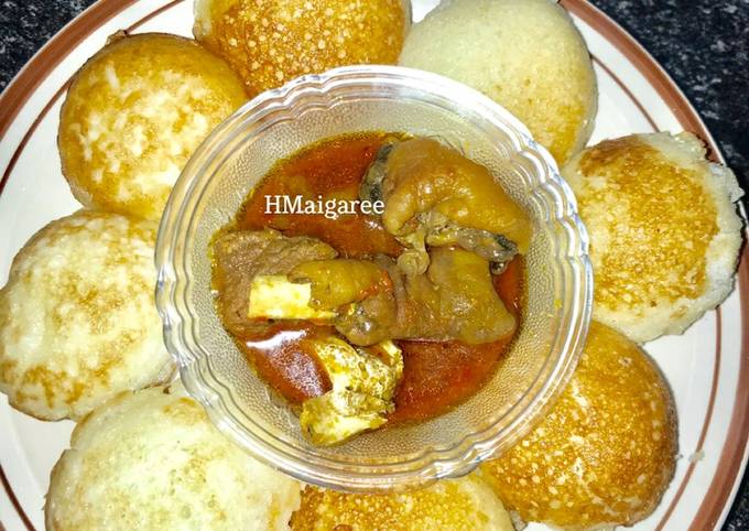 Simple Masa and pepper soup