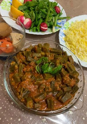عکسی از دستور بامیه
