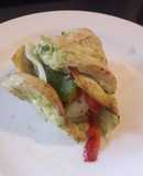 Pollo relleno de verduras (horno)