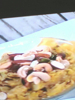 A picture of Kharak nu halwo (Dry dates halwa).