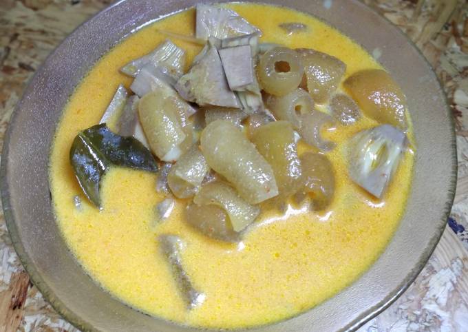  Cara mudah memasak Gulai nangka campur kikil sapi  enak