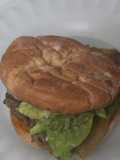 Pan de hamburguesa con sobras