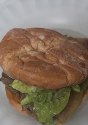 Una foto de Pan de hamburguesa con sobras