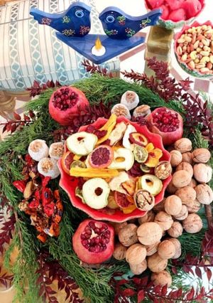 عکسی از دستور سفره یلدا ۱۴۰۰