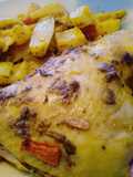 Lemon-Marinated Chicken Leg Quarters with Potatoes