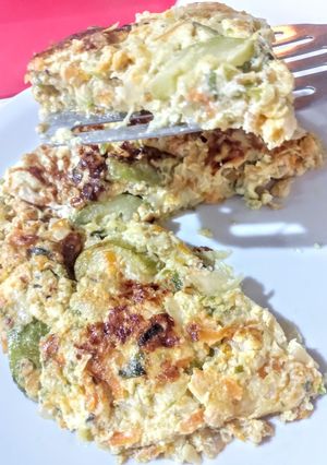 Una foto de Tortilla de zucchini