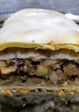 Una foto de Strudel de manzanas