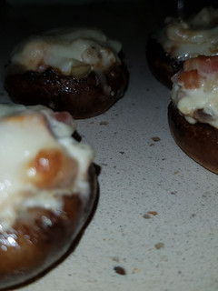 Una foto de Champiñones rellenos