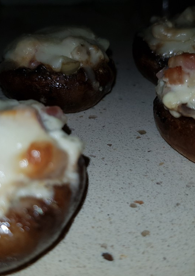Una foto de Champiñones rellenos