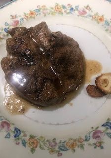 Una foto de Filete flameado con whisky