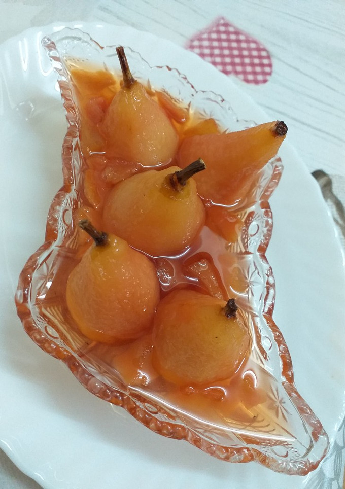 صورة لوصفة مربى الإجاص