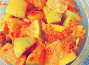 A picture of Galgal Ka Achar (Hill lemon pickle).