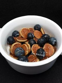 Una foto de Mini pancakes saludables