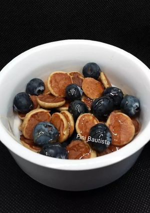Una foto de Mini pancakes saludables