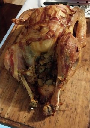 Una foto de Pavita rellena