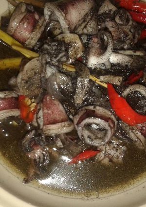 Foto resep Cumi masak hitam