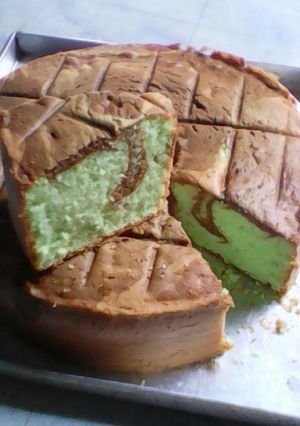 Foto resep Bolu pandan marmer