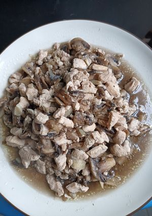 Foto resep Tumis ayam jamur