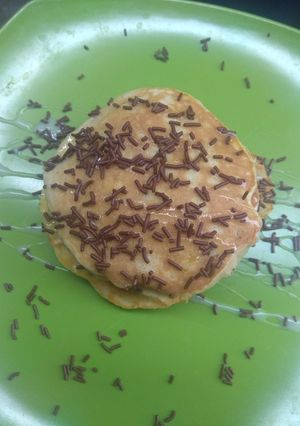 Foto resep Pancake pisang simpeL