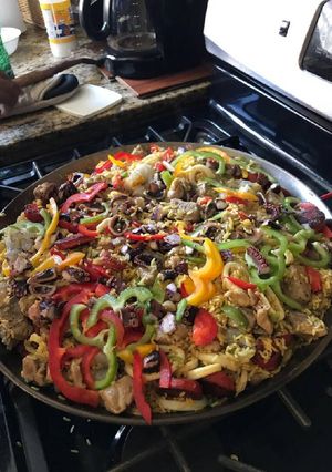 Una foto de Paella mixta