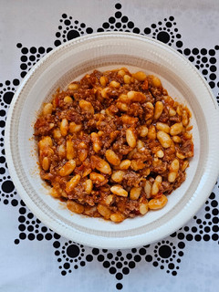 Una foto de Chile con carne
