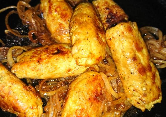 Recipe of Quick Gola kabab without egg, maida,bread